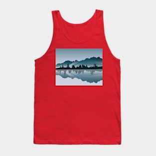 awesome lake scenery Tank Top